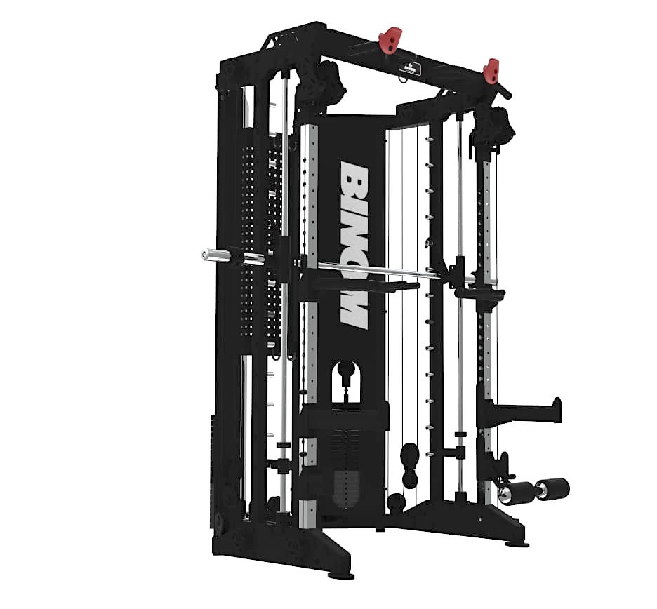 Multigym B17 90 Kg x 2 Multipower, Double Pulley, Bottoms and Accessories