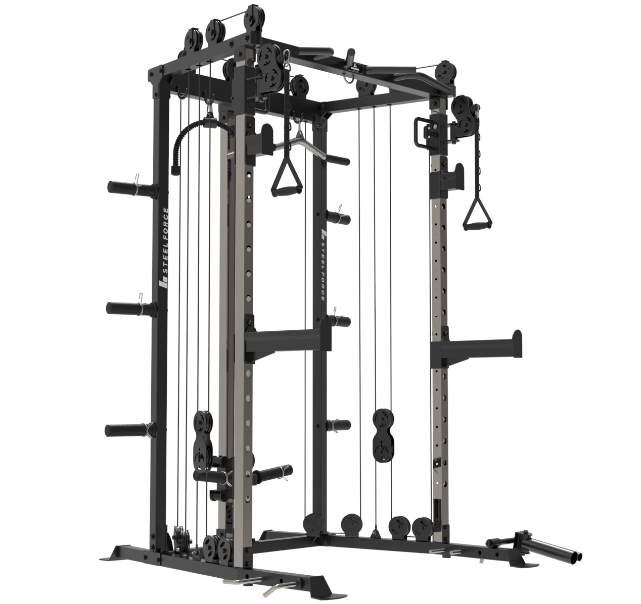 Multigym B3 Double Pulley, Functional Trainer and Accessories