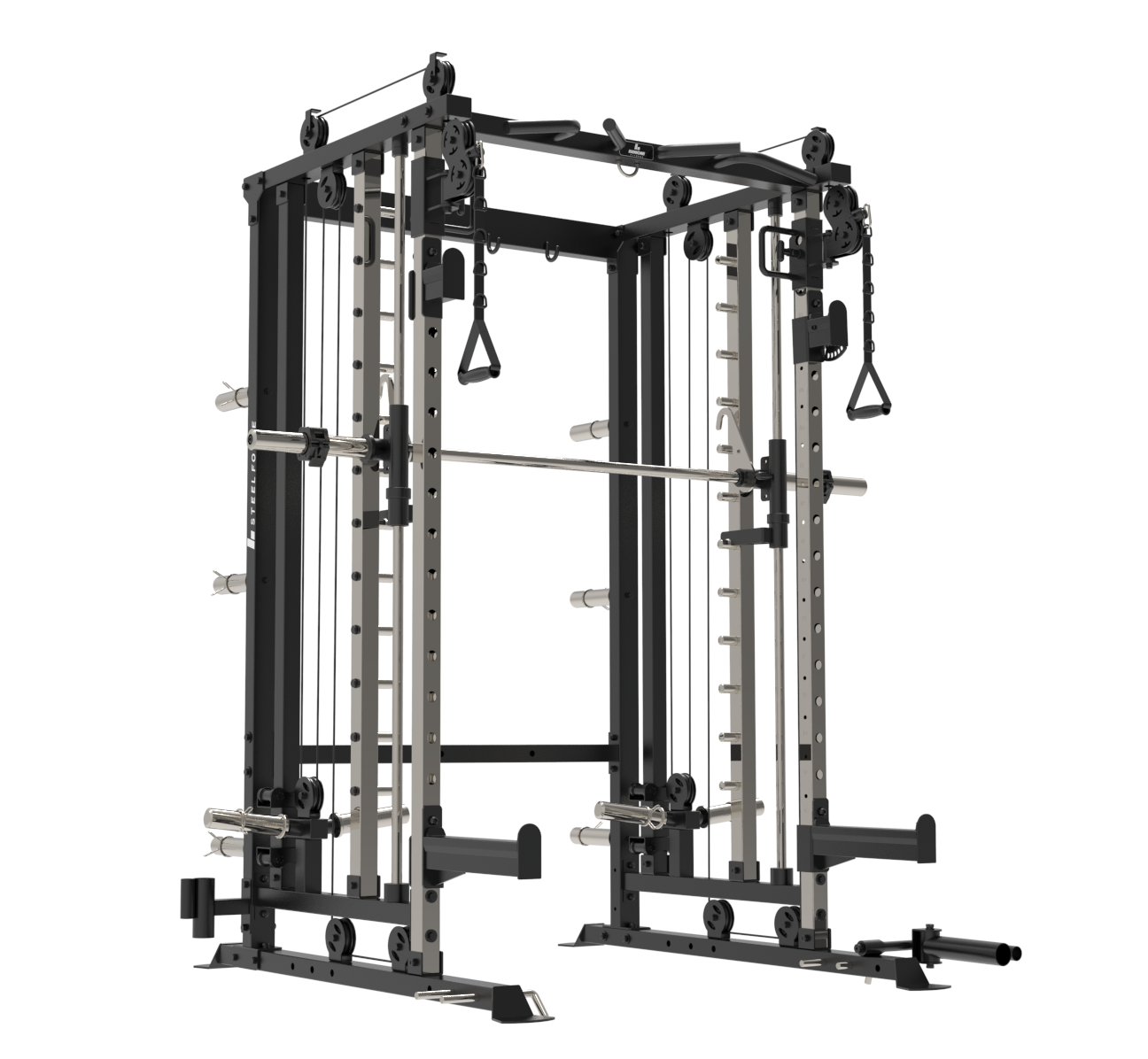 Multigym B6 Multipower, Double Pulley and Accessories